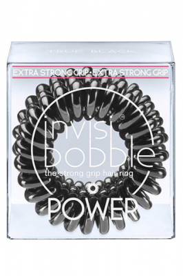 Invisibobble POWER True Black - Invisibobble POWER True Black резинка для волос черная, 3 шт